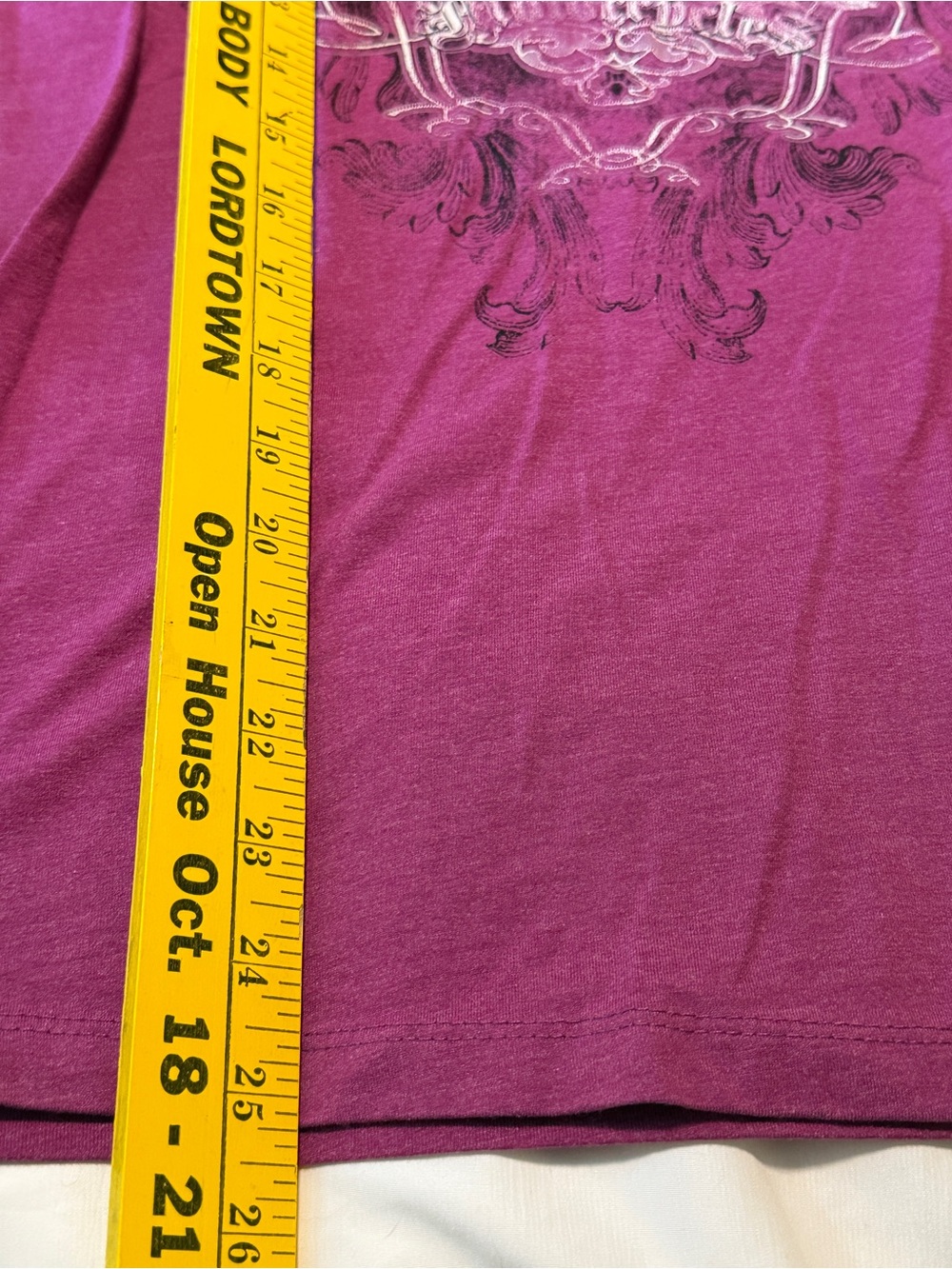 Harley-Davidson Mad River Sandusky Ohio Purple Graphic Tee Size M - Picture 7 of 8